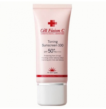Kem chống nắng Cell Fusion c Toning sunscreen 100 spf 50+ 35ml – Vỏ hồng